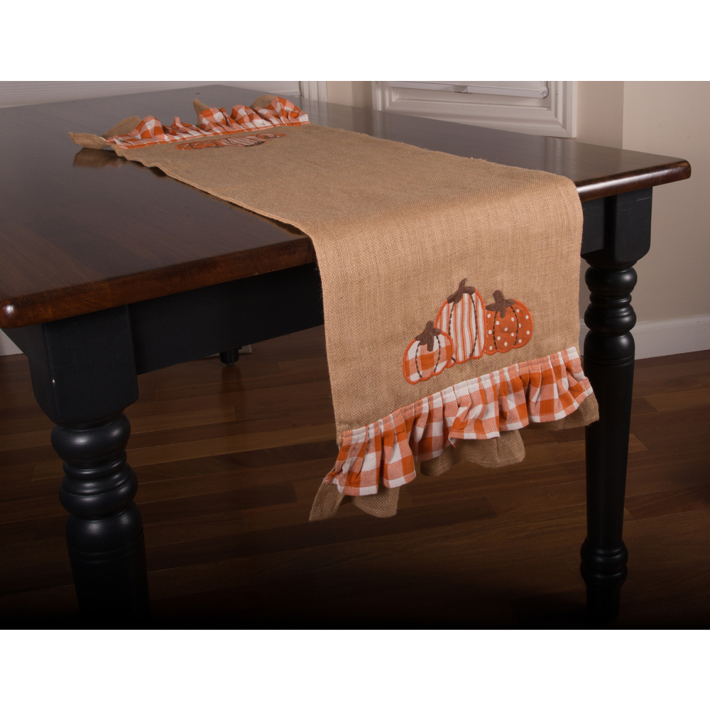 Home Collections by Raghu 14x54 Zinnia Grain Sack Table Runner