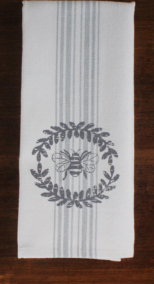 Royalton Bee Grain Sack Towel 18"x28"