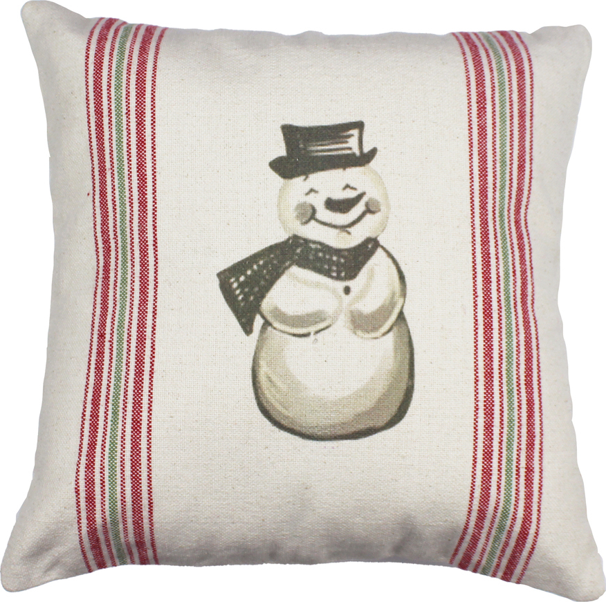 Holiday Grain Sack Pillow