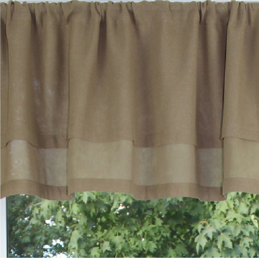 (image for) Heirloom Layered Valance Oat