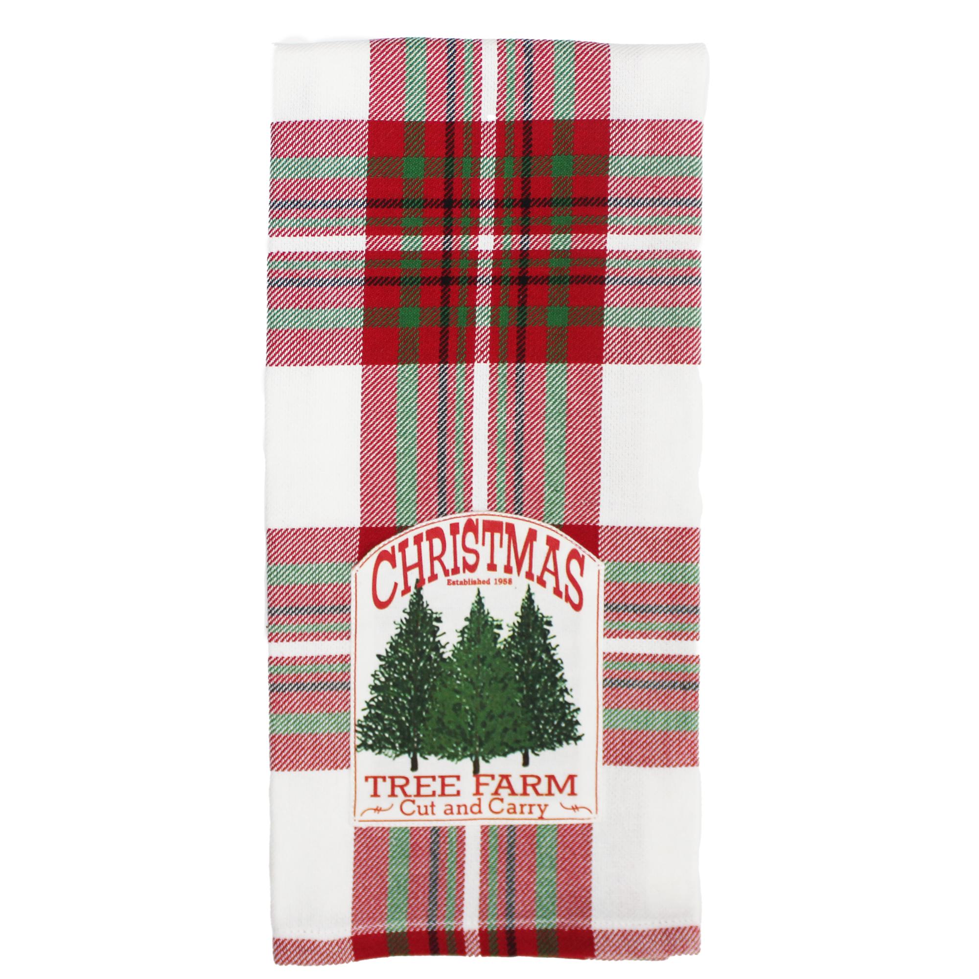 (image for) C Tree Farm Sign Towel